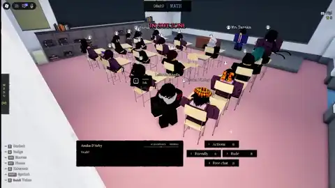 Morioh High walking into a packed classroom