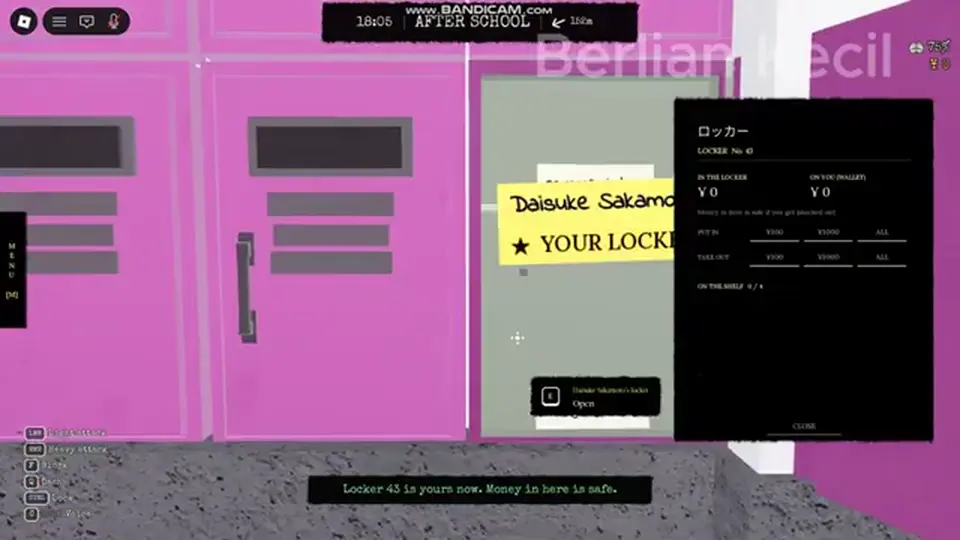 Morioh High locker interaction on campus