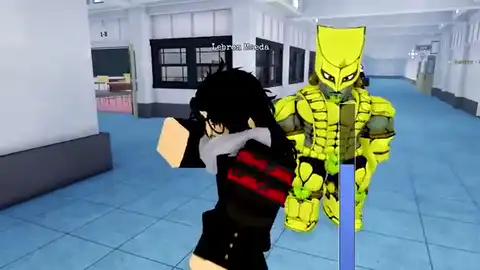 Morioh High Stand summon during a campus fight